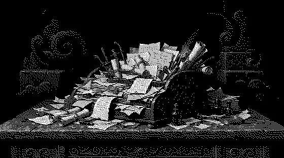 An inbox on a desk, overflowing with documents